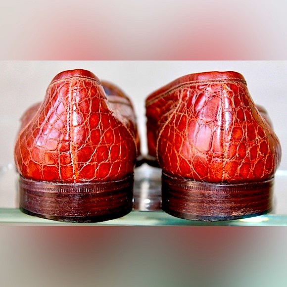 MARIO CAMPATELLI MENS CROC LOAFER SIZE 10 MADE IN ITALY - Picture 5 of 9